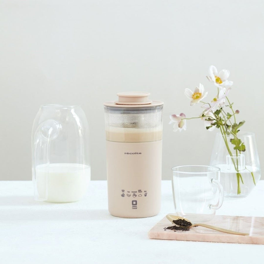 Milk tea maker cream white