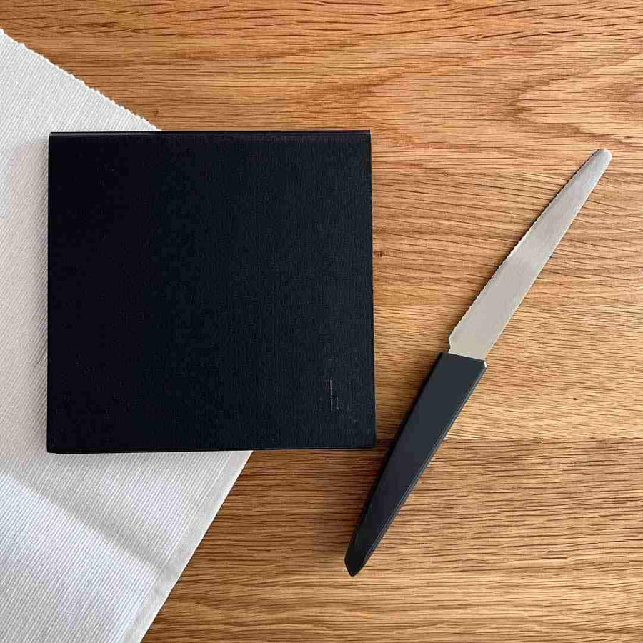 Table Knife Black Cutting Mat SS