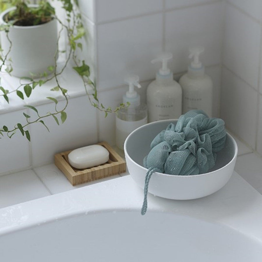 Soap balls that can also be used to wash your back