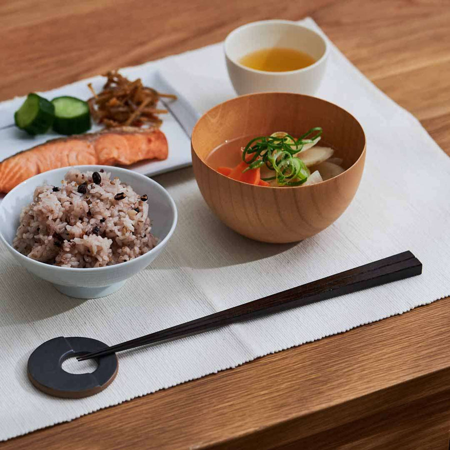 若狭食卓箸 24cm 拭き漆