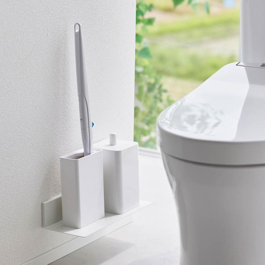 Tower gypsum board wall-compatible floating toilet shelf