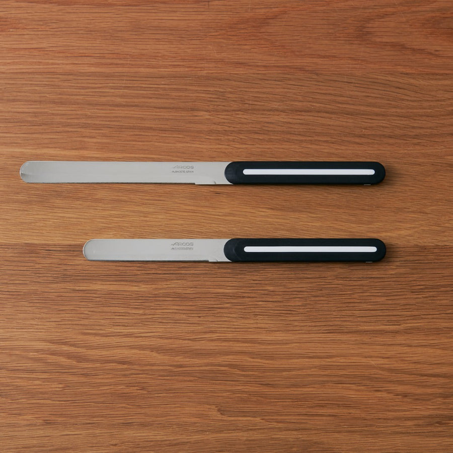 Table knife standard and long set of 2
