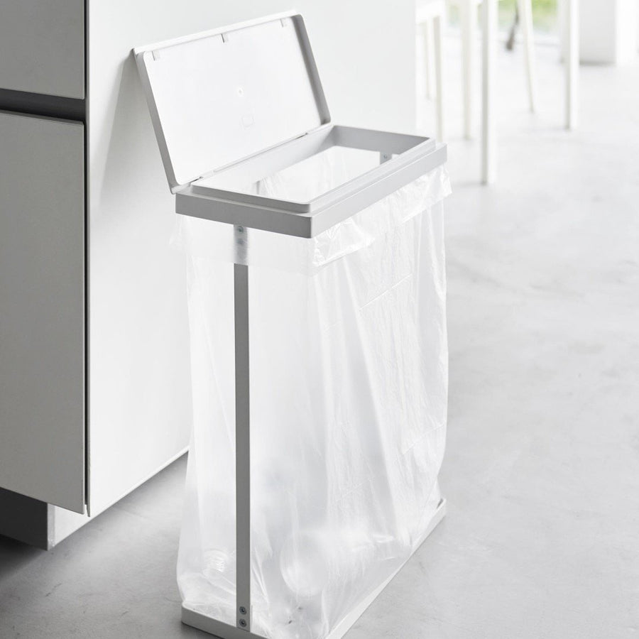 Tower Slim Lidded Garbage Sorting Bag Holder, 45L, Side Opening
