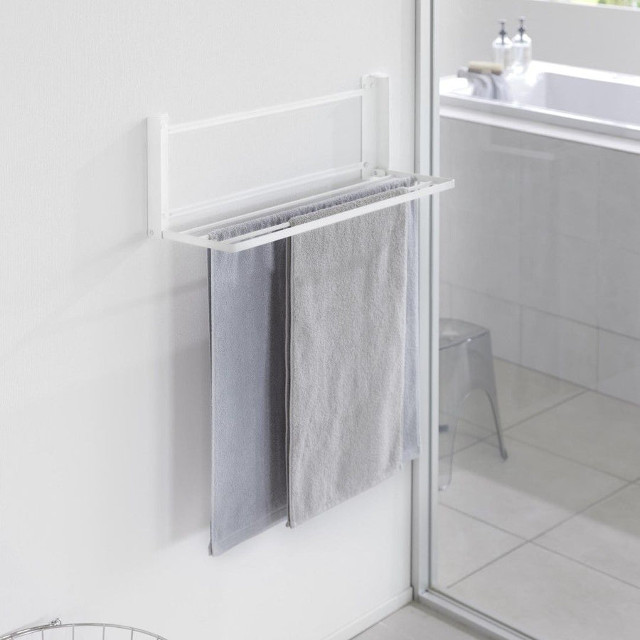 Tower Wall Folding Bath Towel Rack for Plasterboard Walls