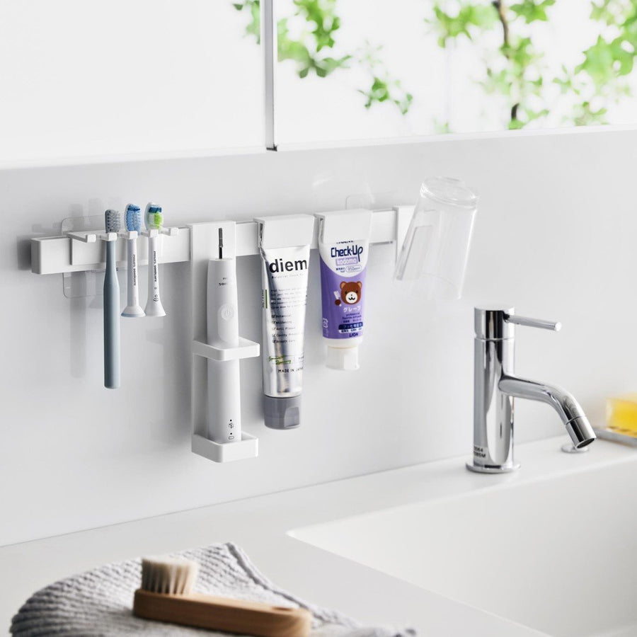 Tower Film Hook Electric Toothbrush &amp; Toothpaste Storage Set