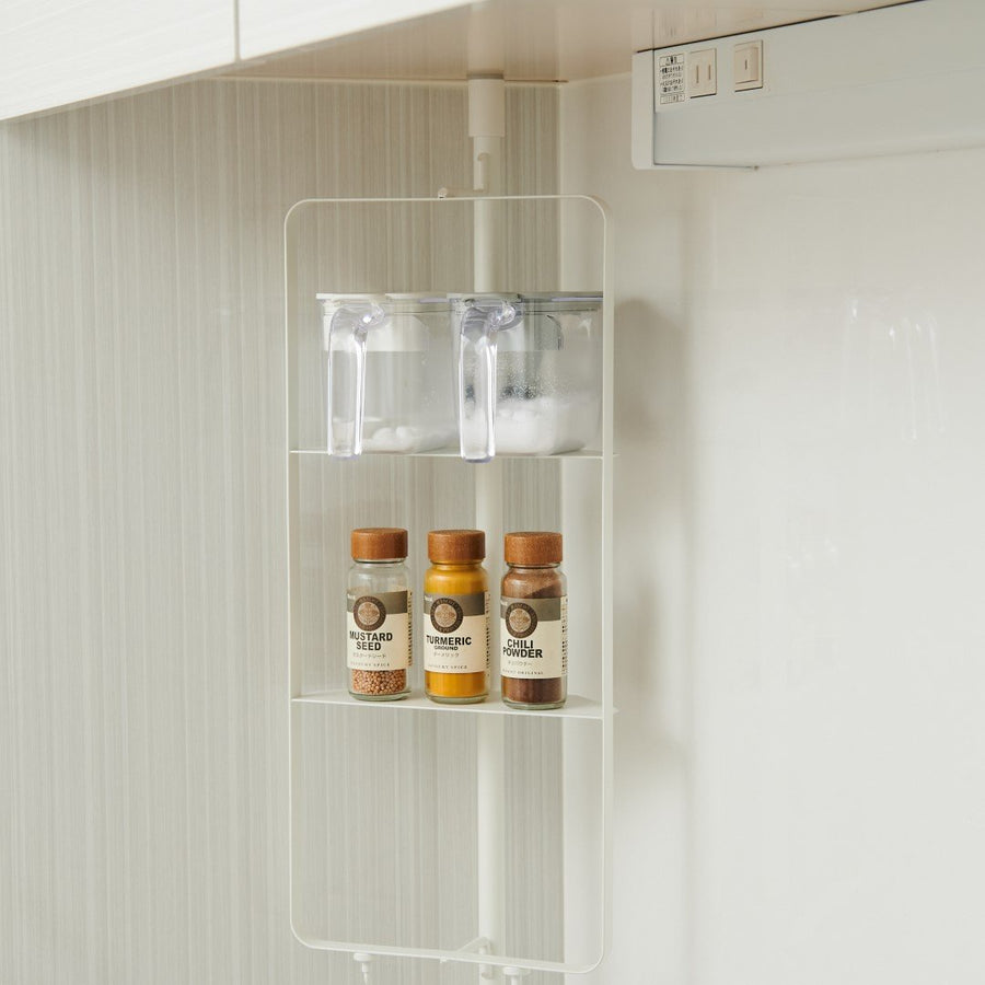 キッチンつっぱりラック コーナー用