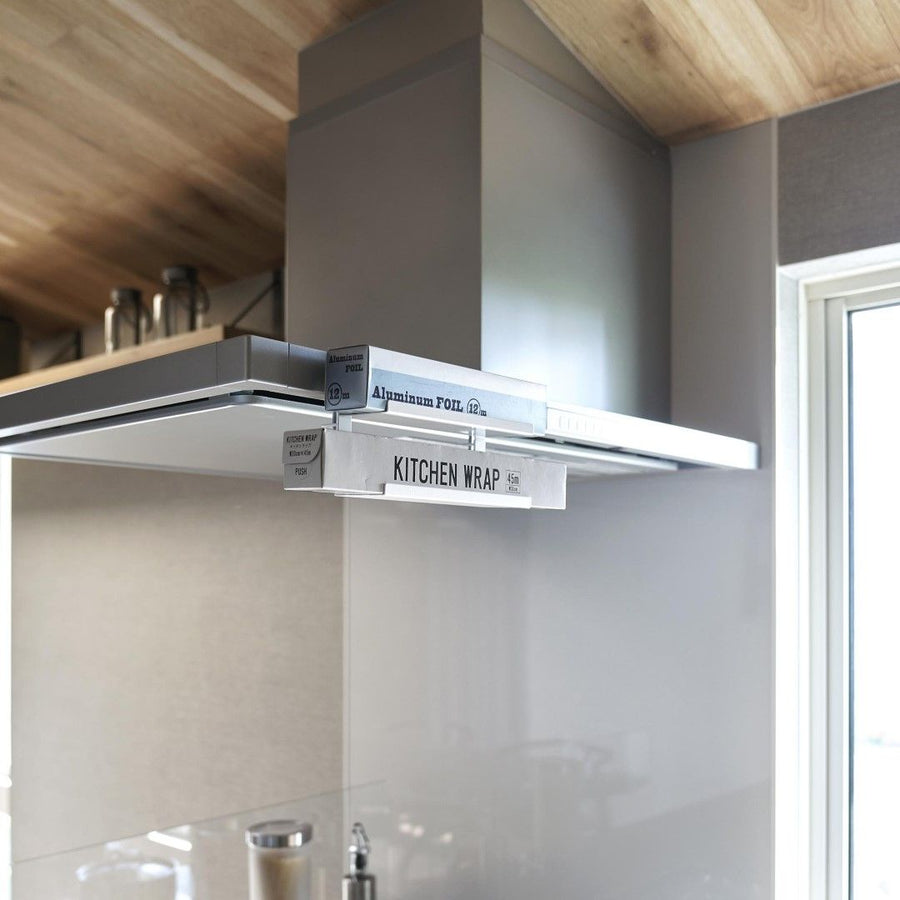 Tower Range Hood Side Wrap Storage