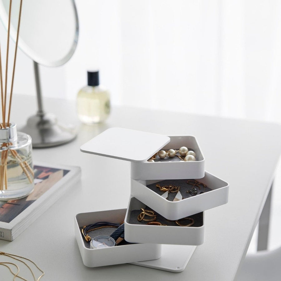 Tower Accessory Tray, 4 Tiers, Square