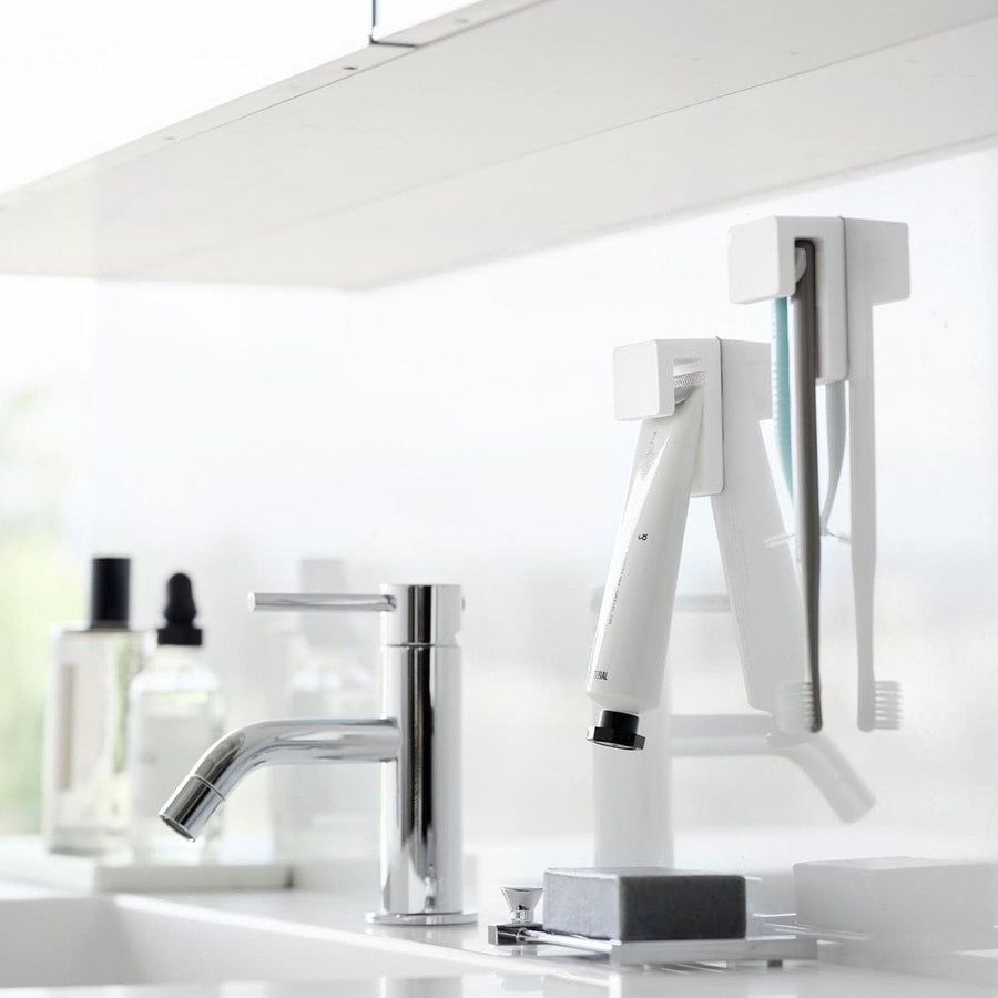 Tower Film Hook Insertion Toothbrush &amp; Tube Holder, Set of 2, W4
