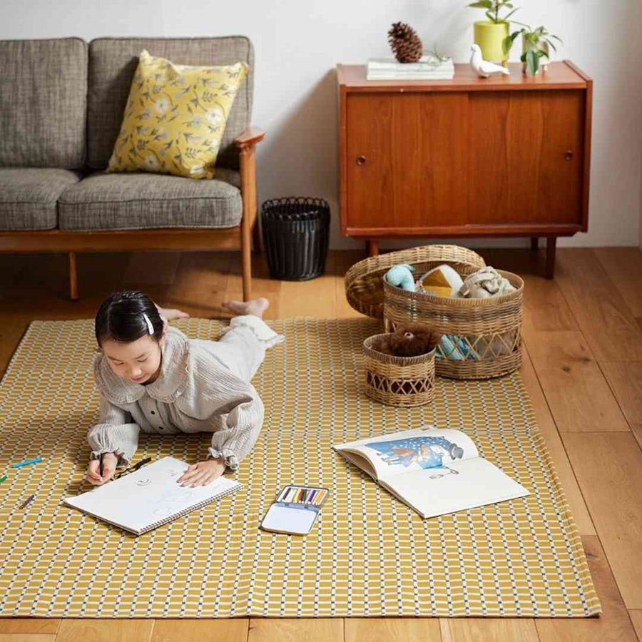 洗えるポリプロピレン素材のラグマット L
