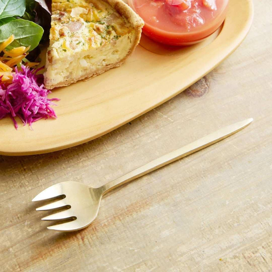 BRASS round fork