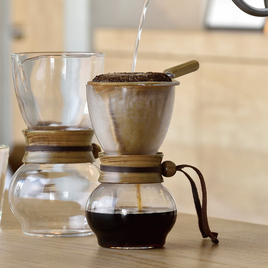 Drip pot wood neck for 1 person