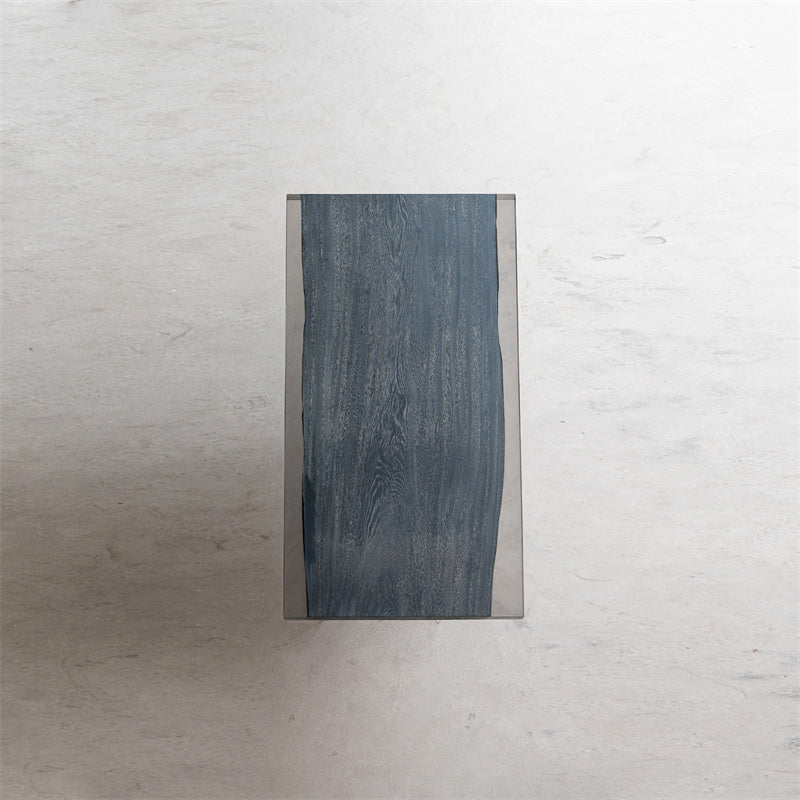 Solid acrylic resin wooden table top