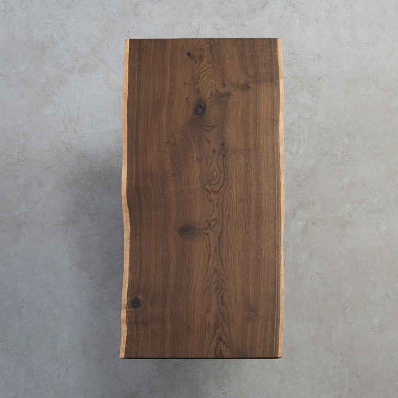 Modern white oak solid board table top