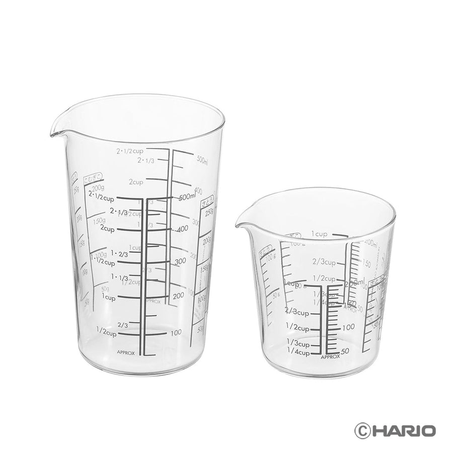 耐熱ガラス製メジャーカップ２個セット