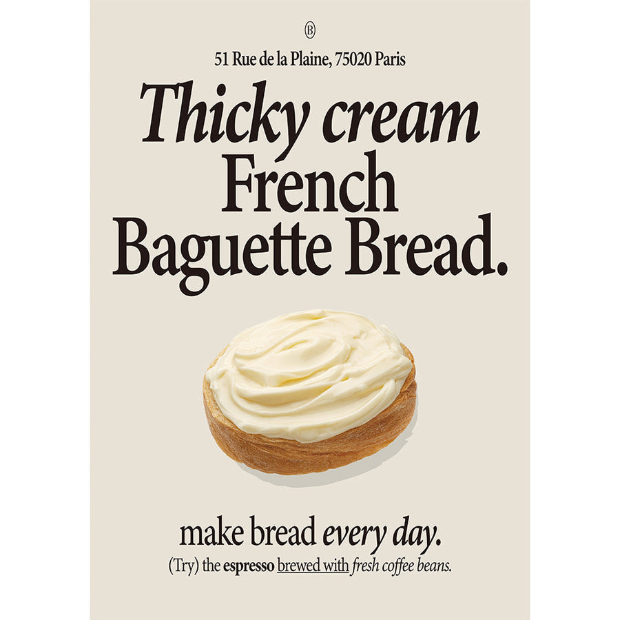 CREAM BREAD ポスター A4