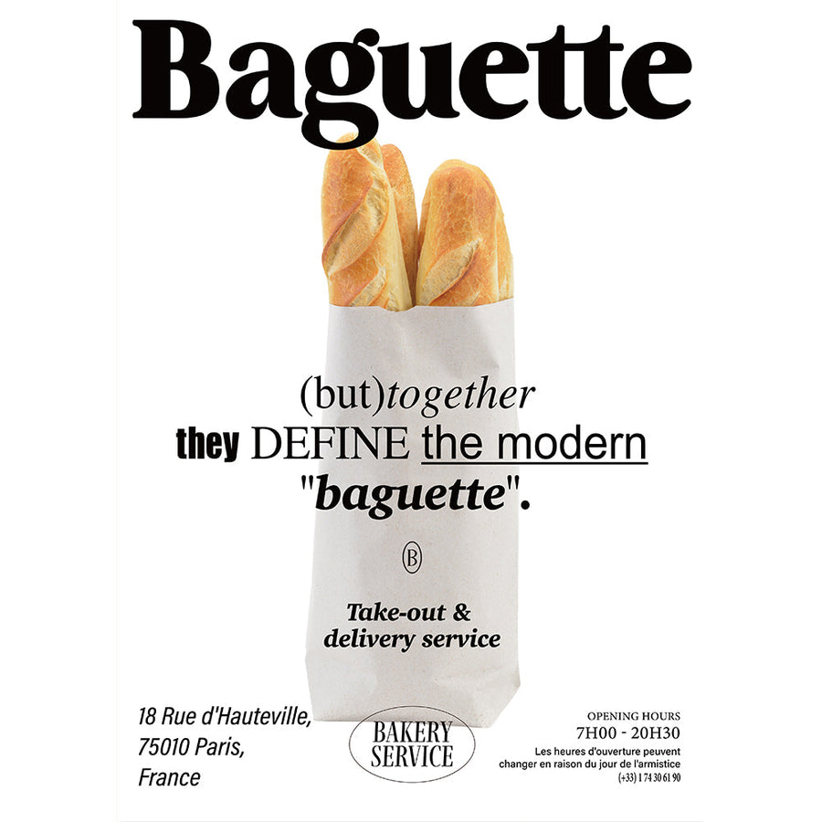 BAGUETTE ポスター A3
