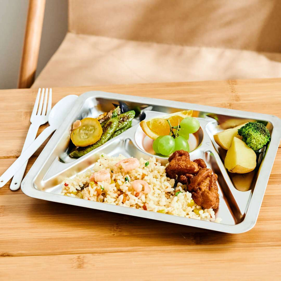 STAINLESS COMBO PLATE B