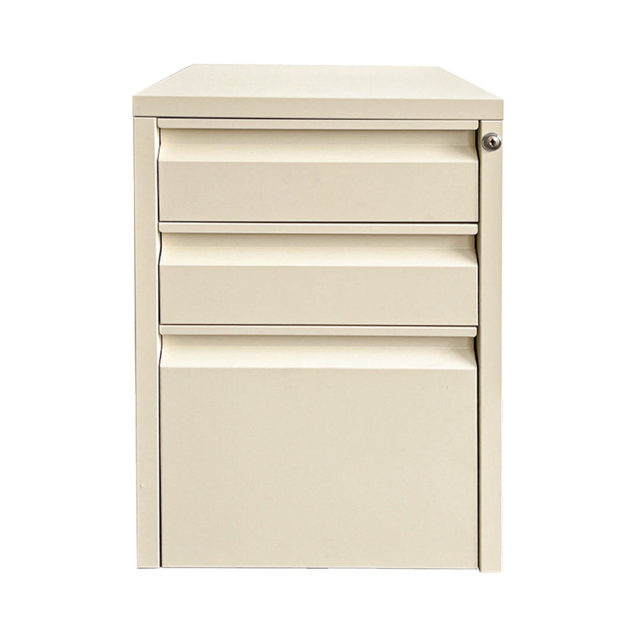 バター 3段移動式鉄製キャビネット