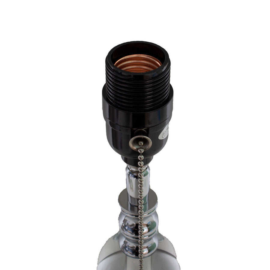 Classic Grey Shade Acrylic Table Lamp