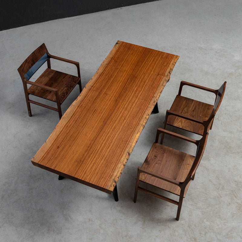 Modern style solid wood long table top