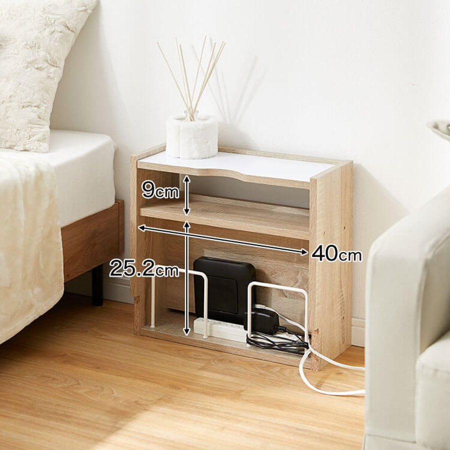 Router storage side table