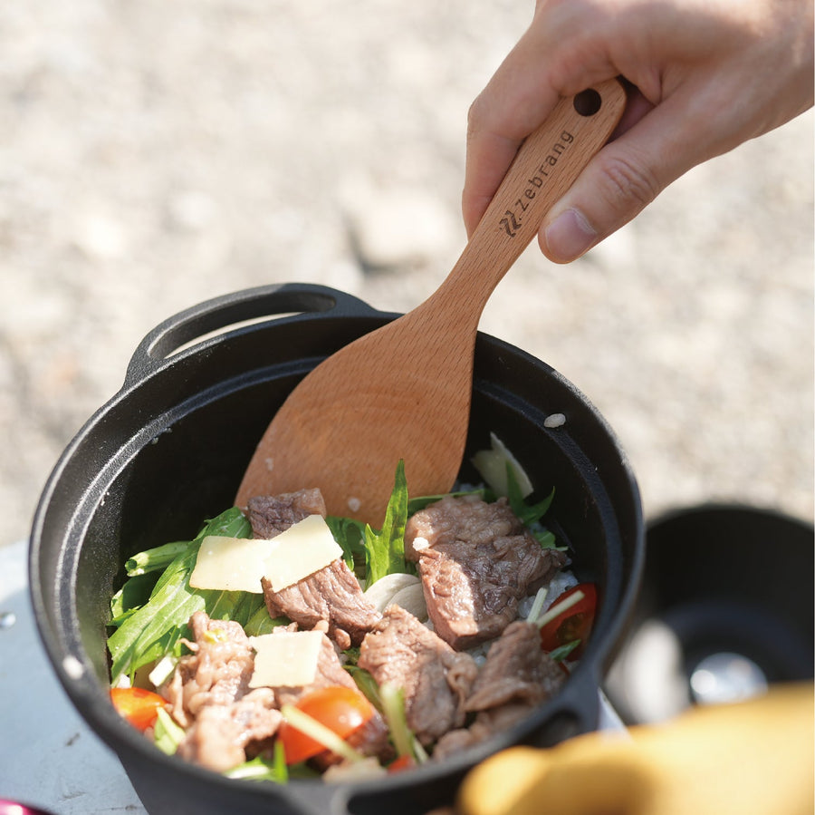 Wooden rice scoop spoon