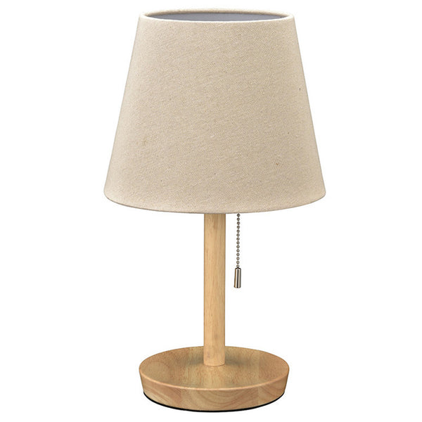 Table lamp LED wooden E26 base