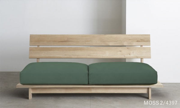 SO-13 2.5-seater sofa, no arms, soap, oil and urethane coating