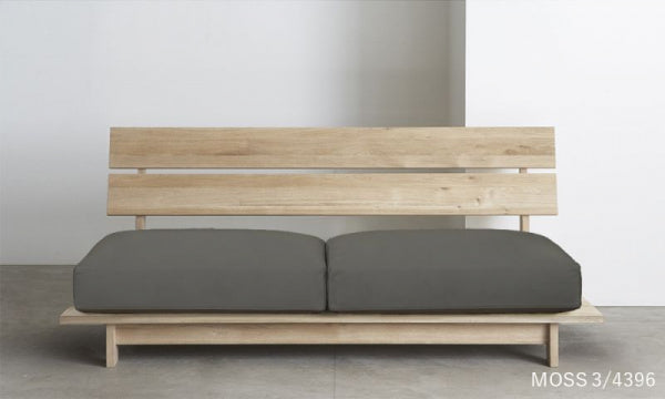 SO-13 2.5-seater sofa, no arms, soap, oil and urethane coating