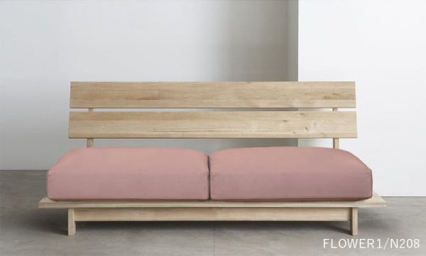 SO-13 2.5-seater sofa, no arms, soap, oil and urethane coating
