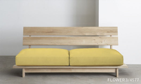 SO-13 2.5-seater sofa, no arms, soap, oil and urethane coating