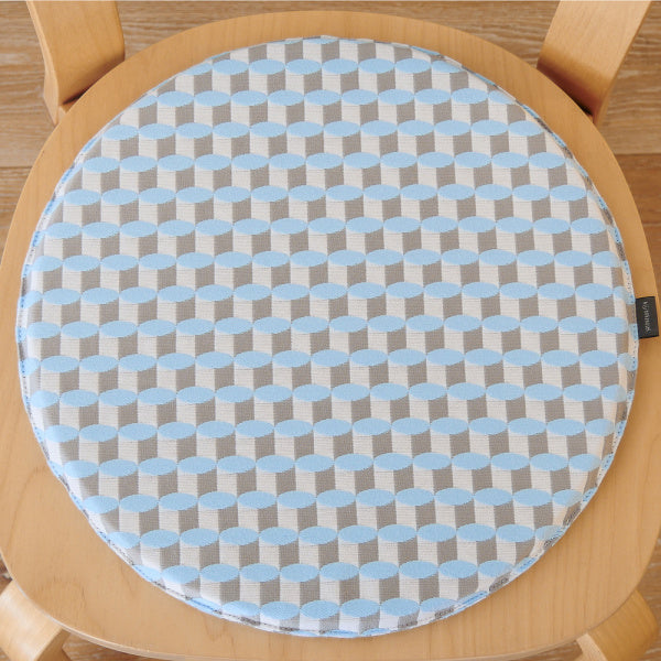 Seat Cushion Design Chair Cushion Round 35cm Kijinokanosei Stool