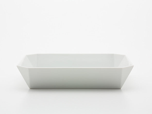 1616 / TY “Standard” TY Square Bowl Plain Gray