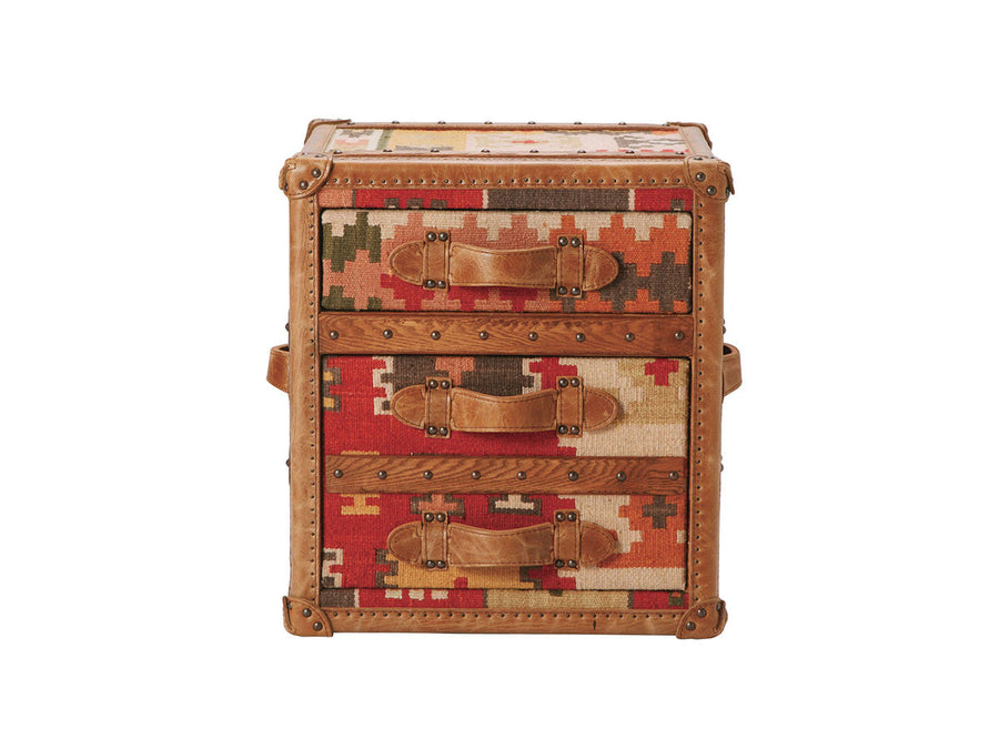 STONYHURST SMALL LAMP TABLE KILIM