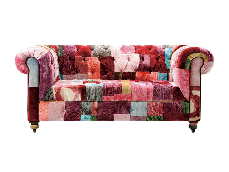 BENSINGTON SOFA VELVET PATCHWORK BOHEM