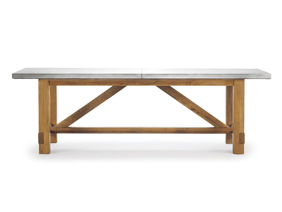 BOSTON DINING TABLE 2400 WEATHERED OAK WITH AERO