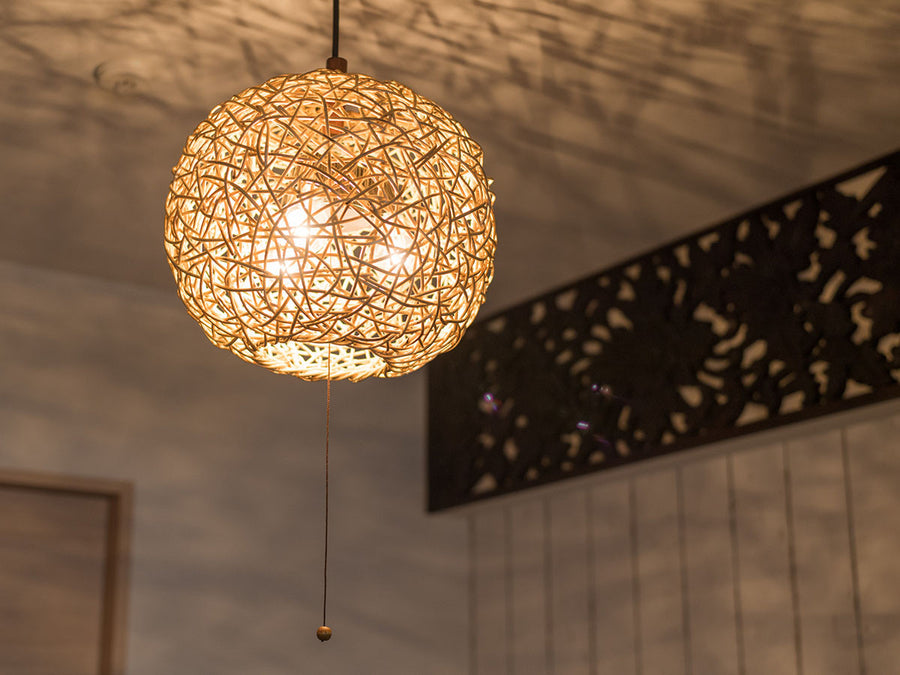 Rattan Ball Lamp