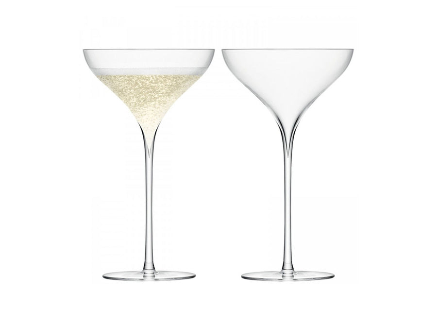 SAVOY CHAMPAGNE SAUCER SET2