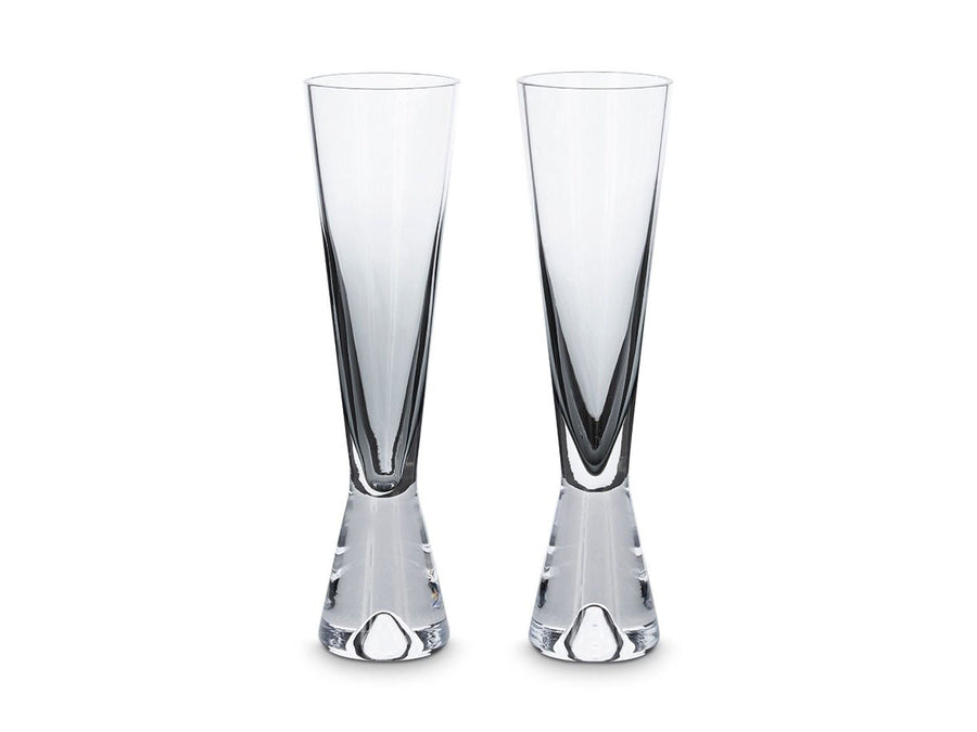 Tank Champagne Glass 2P Black