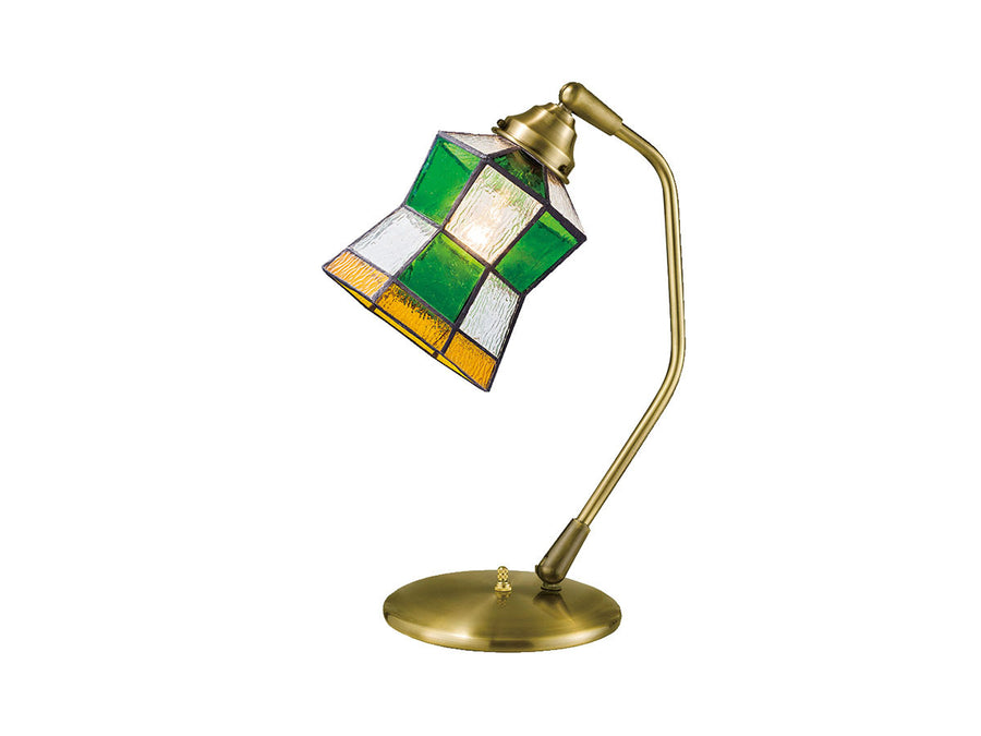 CUSTOM SERIES Classic Desk Lamp × Stained Glass Helm