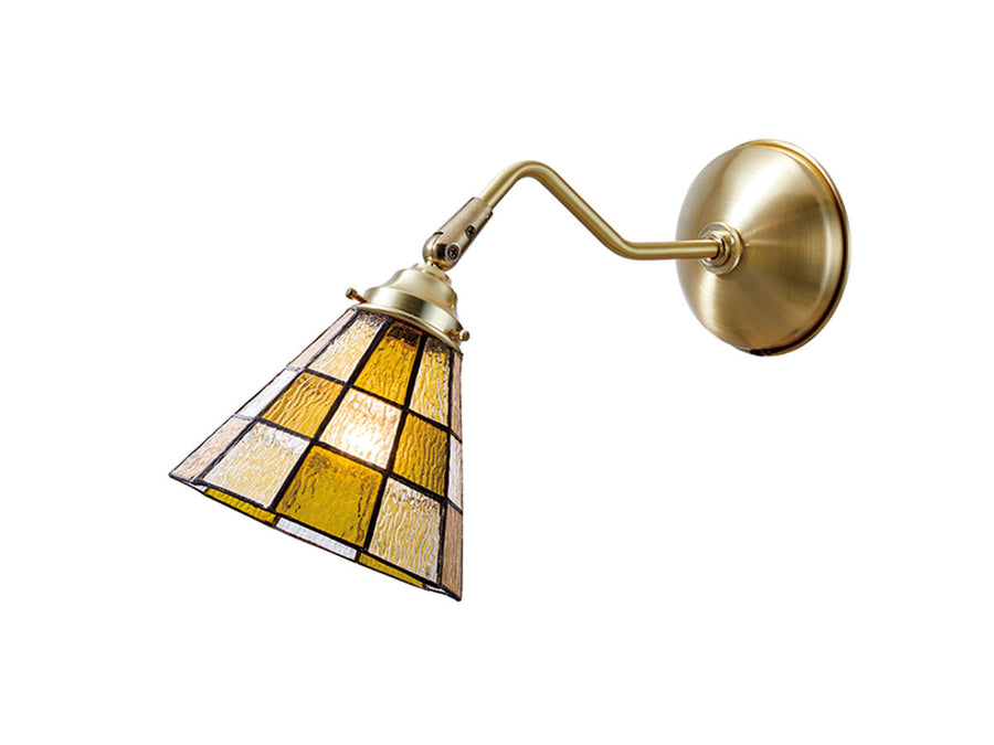 CUSTOM SERIES Basic Long Wall Lamp L × Stained Glass Checker