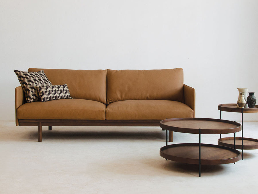 PENSIVE 200 walnut sofa