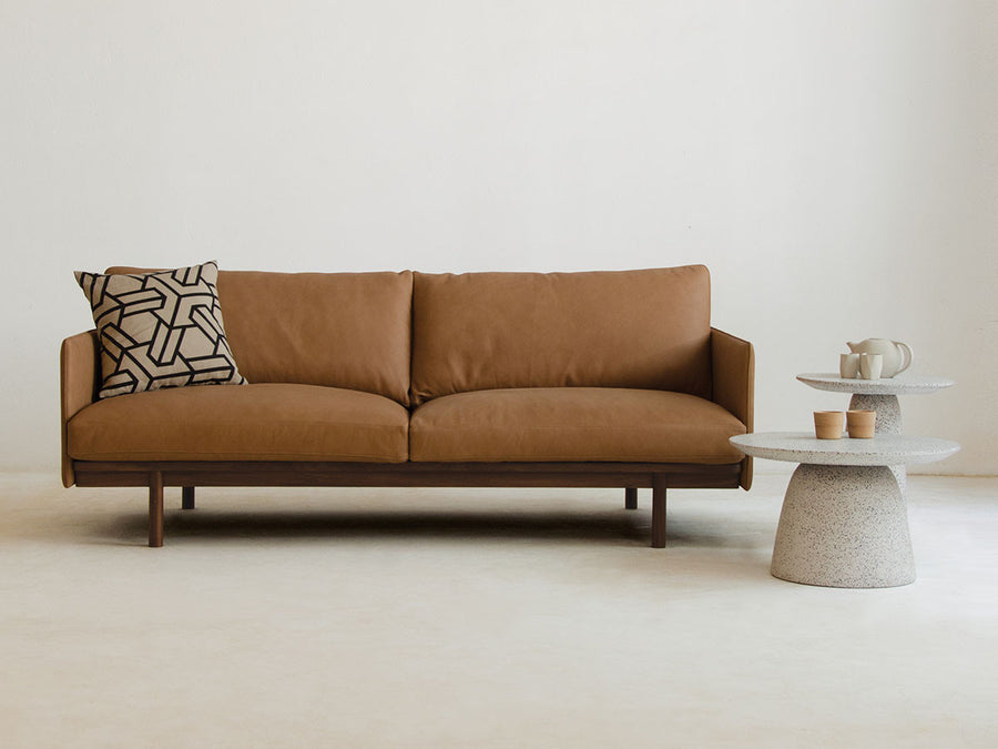 PENSIVE 200 walnut sofa