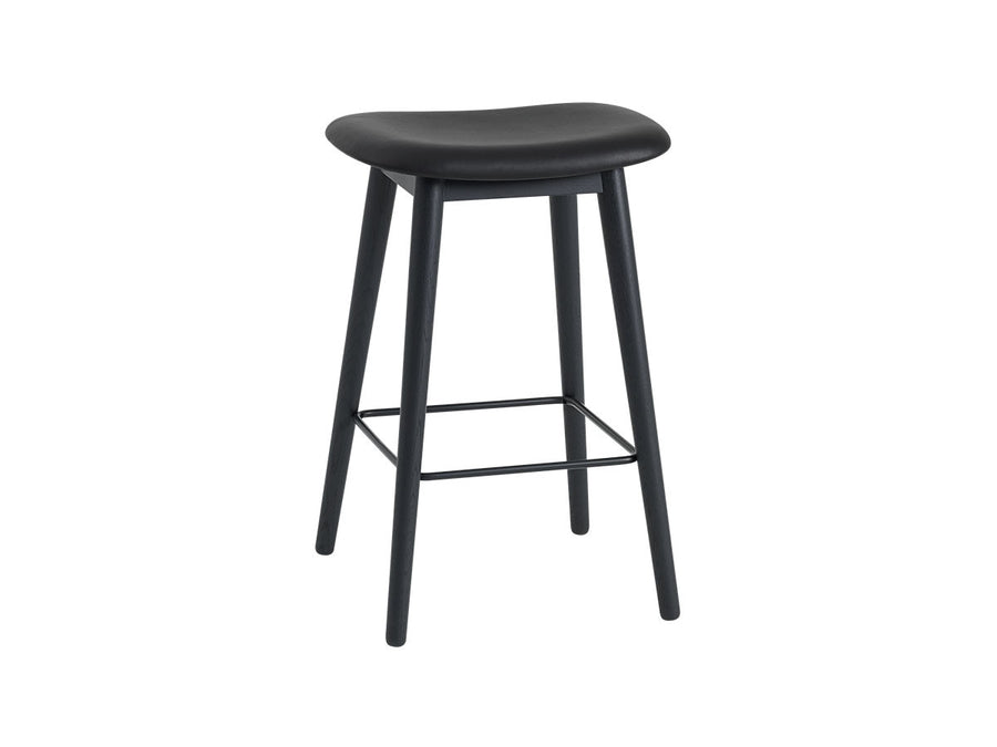 FIBER COUNTER STOOL WOOD BASE