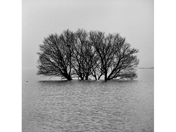 Lake Biwa in winter, Japan