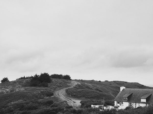 The road to Cape Plouezec, France