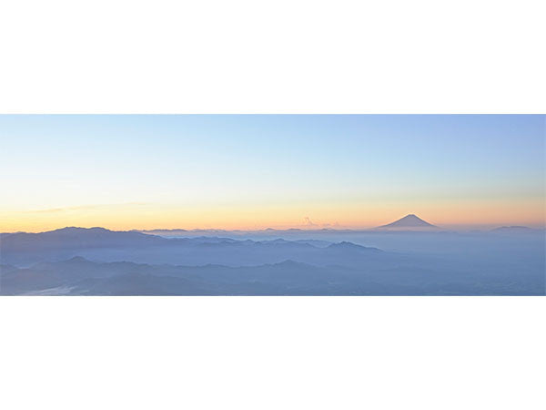 日本 夜明けの富士山