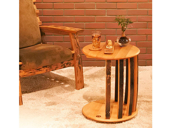 Barrel Side Table