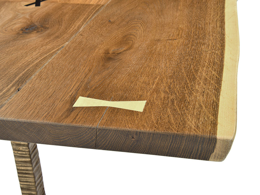 T LEG DINING TABLE